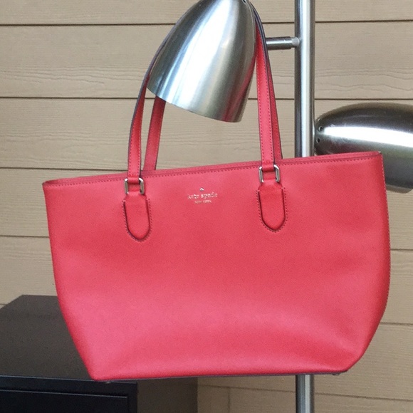 kate spade Handbags - Kate spade purse bag tote travel red Easter brunch market shopping date party